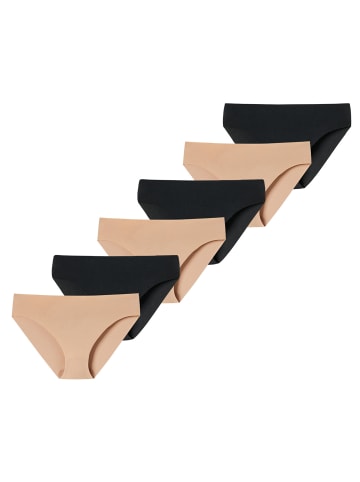 Schiesser Slip Invisible Light in schwarz,mapple