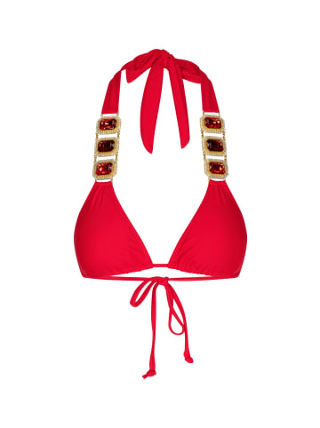 Moda Minx Bikini Top Boujee Triangel Top in rot