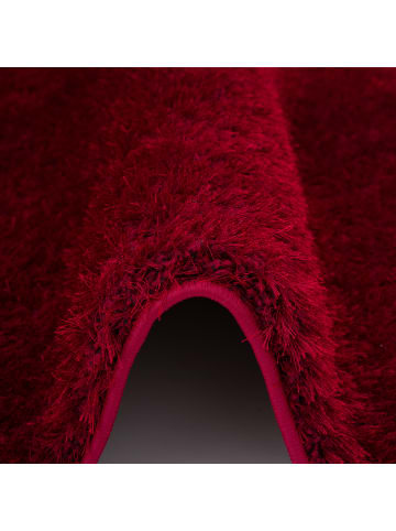 Snapstyle Hochflor Shaggy Teppich Luxus Emotion Mix in Rot