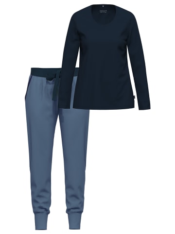 Ammann Schlafanzug Night & Home in Blau