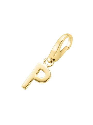 Giorgio Martello Milano Charm Buchstabe P in Gold