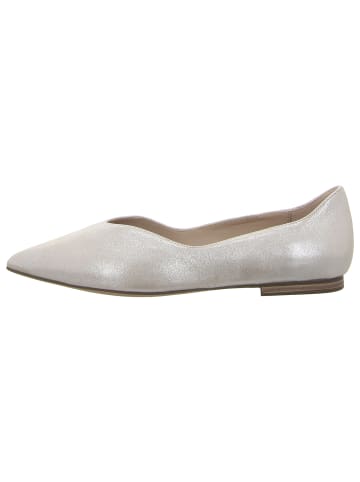 Caprice Klassische Ballerina in silber