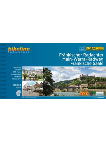Esterbauer Fränkischer Radachter . Main-Werra-Radweg . Fränkische Saale | 650 km,...