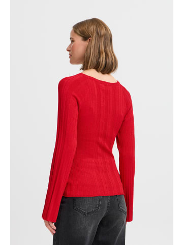 b. young BYMOBBE RAGLAN JUMPER - KNIT Slim fit in Haute Red Mix