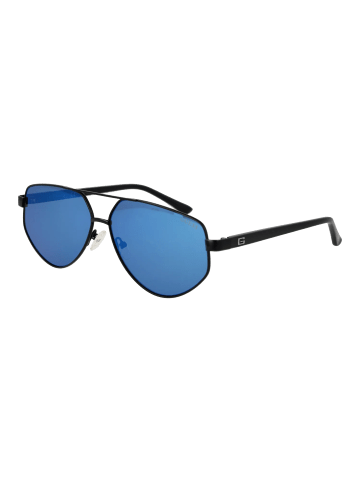 Guess Damen Sonnenbrillen Aviator Schwarz