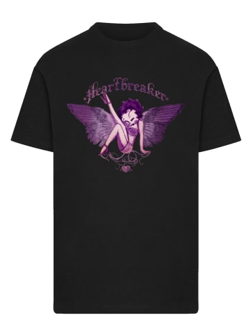F4NT4STIC T-Shirt Betty Boop Heartbreaker Tattoo in schwarz