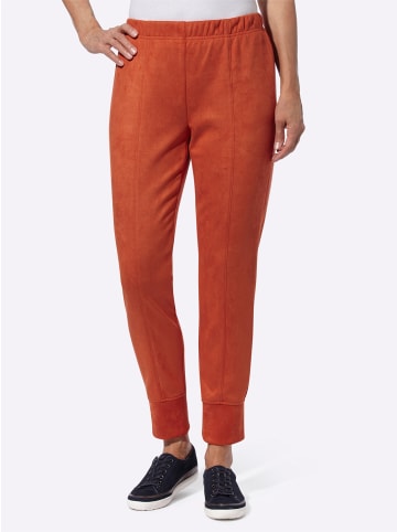 Sieh an! Joggpants in rostrot