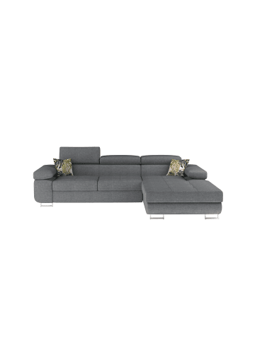 MF Design Amanda Recamiere Rechts in Grau -  (L) 203 x (B) 289 x (H) 85 cm