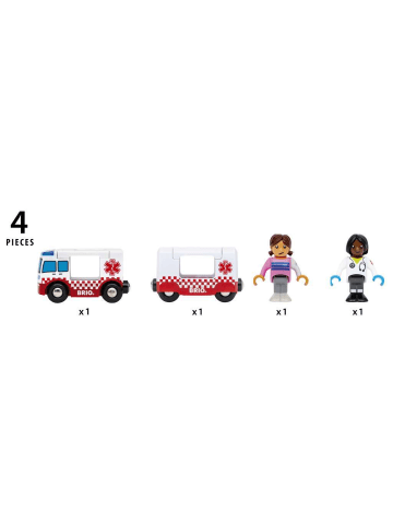 Brio Brio Aktionsspiel Rettungswagen in bunt
