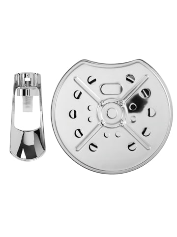 BEEM Abtropfschale Edelstahl mit Dispenser Silber