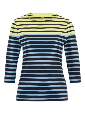 Joy Sportswear Ringelshirt CELIA in pale lemon stripes