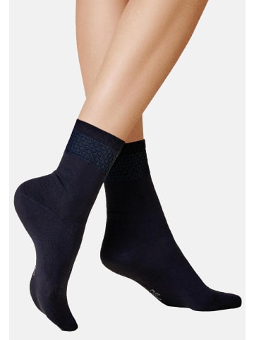 Kunert Socken Blue biologisch abbaubar in Marine