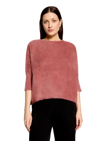 Betty Barclay Basic-Pullover mit U-Boot-Ausschnitt in Dusty Red