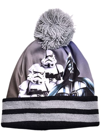 Star Wars 2-tlg. Winter Set: Star Wars Mütze & Handschuhe in Grau