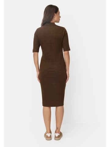 Camel Active Kleid aus Baumwollgemisch in Braun