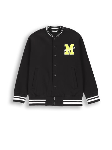 Coccodrillo Sweatshirt mit Reißverschluss in schwarz