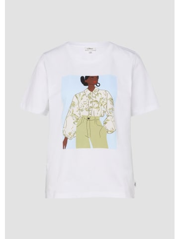 s.Oliver T-Shirt in 01D4_weiß