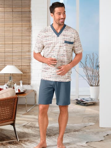 Götting Shorty in blau-natur