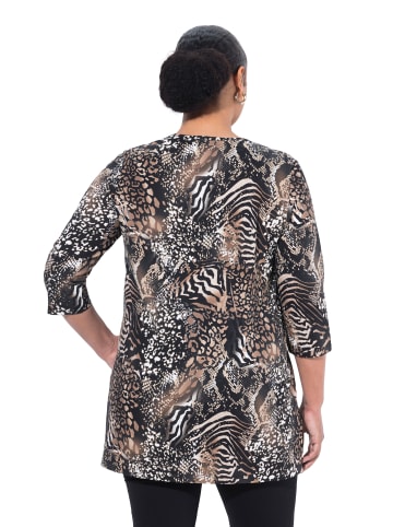 Ulla Popken Longshirt in schwarz