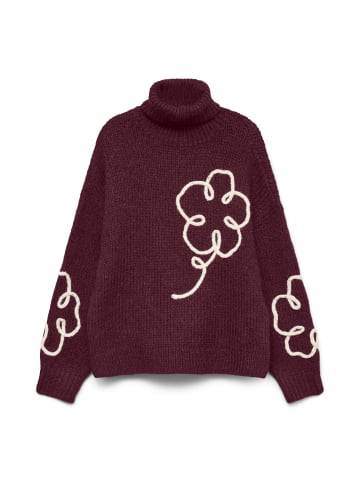 Vero Moda Strickpullover in Winetasting