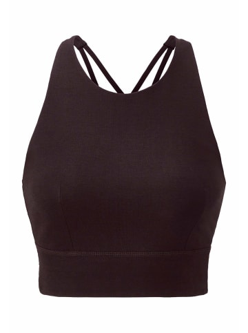 Hessnatur Bustier Fitted Highneck in schwarzbeere