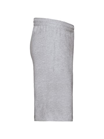 Fruit of the Loom Sweat Unisex-Freizeithose, kurz in grau meliert