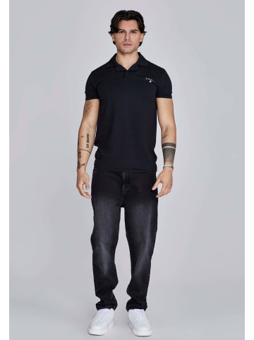 SikSilk Polo Revere Polo in Black