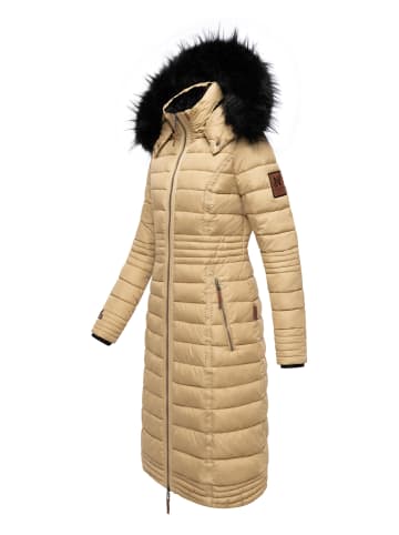 Navahoo Wintermantel Umay in Sand