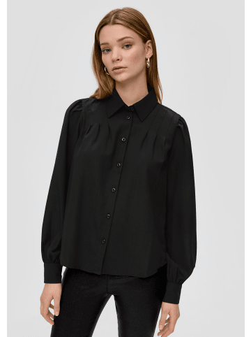 QS Bluse langarm in Schwarz