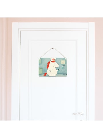 Mr. & Mrs. Panda wandtafel Einhorn Krankenschwester Design ohne ... in Weiß