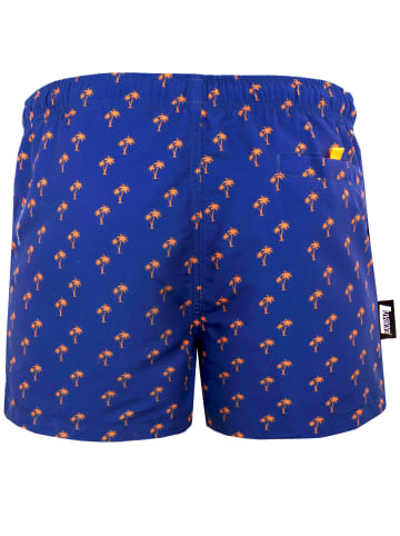 LUVANNI Boardshorts Style 22-24 mit Palmen in Orange