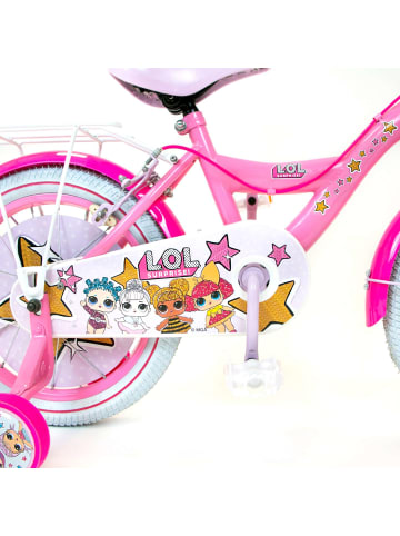 Volare Kinderfahrrad LOL Surprise Mädchen Fahrrad 16 Zoll Kinderrad in Pink 3 Jahre