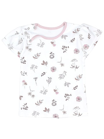 TupTam Baby Mädchen Kurzarm T-Shirt 5er Set in beige/rosa