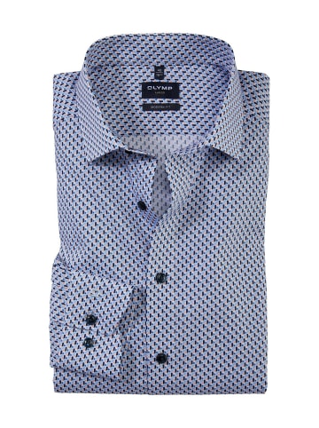OLYMP  Langarm Business Hemd für Herren in blau