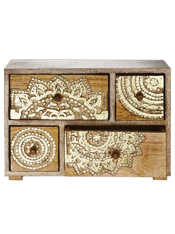 Butlers Butlers Deko-Schrank BALI in Gold