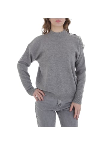 Ital-Design Pullover in Grau