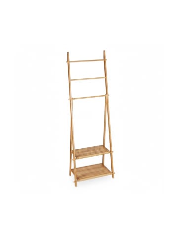 relaxdays Handtuchständer in Natur - (B)53,5 x (H)153 x (T)30 cm