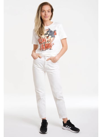 Logoshirt T-Shirt Tom & Jerry in weiß