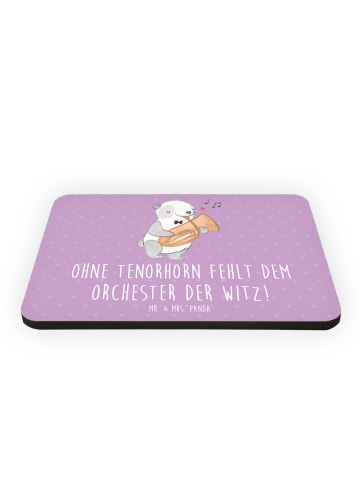 Mr. & Mrs. Panda Magnet Tenorhorn Witz mit Spruch in Lavendeltraum