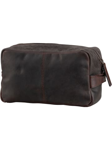 Strellson Kulturbeutel Brick Lane Dick Washbag SHZ in Dark Brown