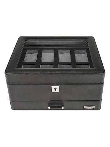 Windrose Schmuckkasten 26.5 cm in schwarz