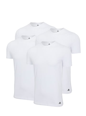 adidas T-Shirt T-Shirt Basic 4P in White