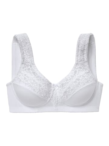 PETITE FLEUR Entlastungs-BH in weiß