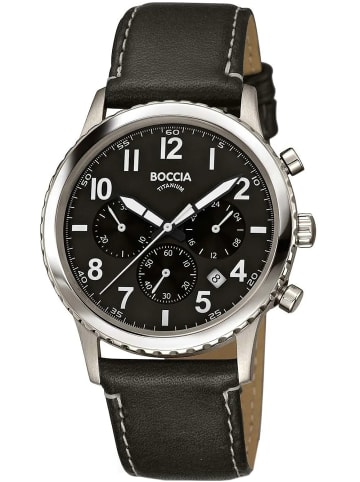 Boccia Chronograph für Herren in Schwarz
