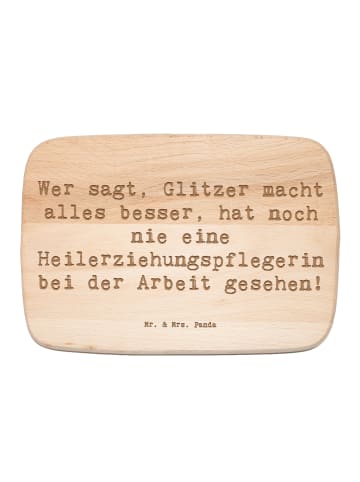 Mr. & Mrs. Panda Holz Küchenbrett Spruch Heilerziehungspflegerin... in Transparent