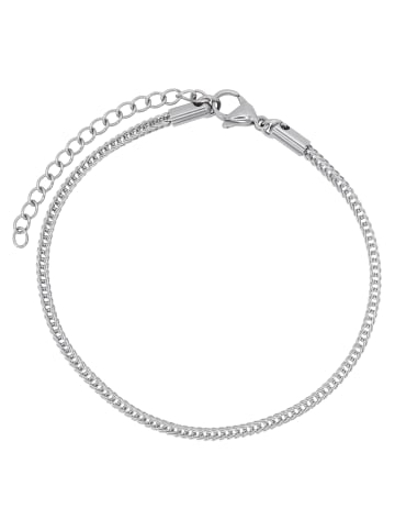 Steel_Art Gliederarmband Herren Ethan silberfarben in Silberfarben Poliert