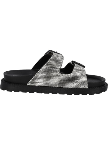 Palado Plateau-Pantoletten Irisa in Silber Strass