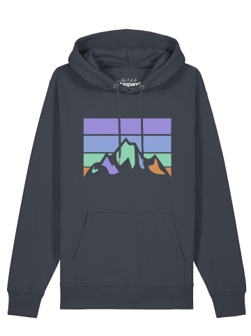 wat? Apparel Sweatshirt Retro Landscape in India Ink Grey