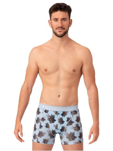 Muchachomalo 2er-Set: Boxershorts in Multicolor/Blue/Black/Blue