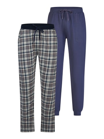 Phil & Co. Berlin  Pyjamahose Cozy Classics in kariert2/marine